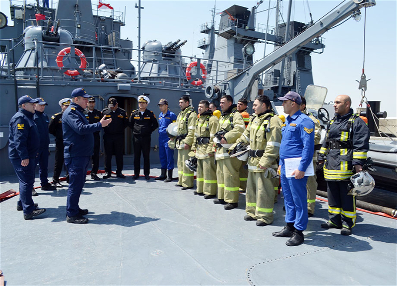 Состоялись азербайджано-турецкие практические занятия военных моряков - ФОТО