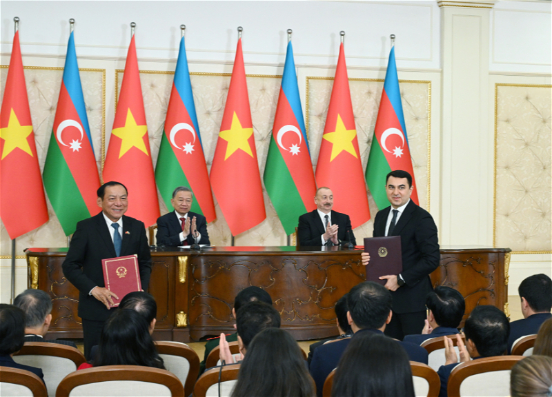 Состоялся обмен документами, подписанными между Азербайджаном и Вьетнамом