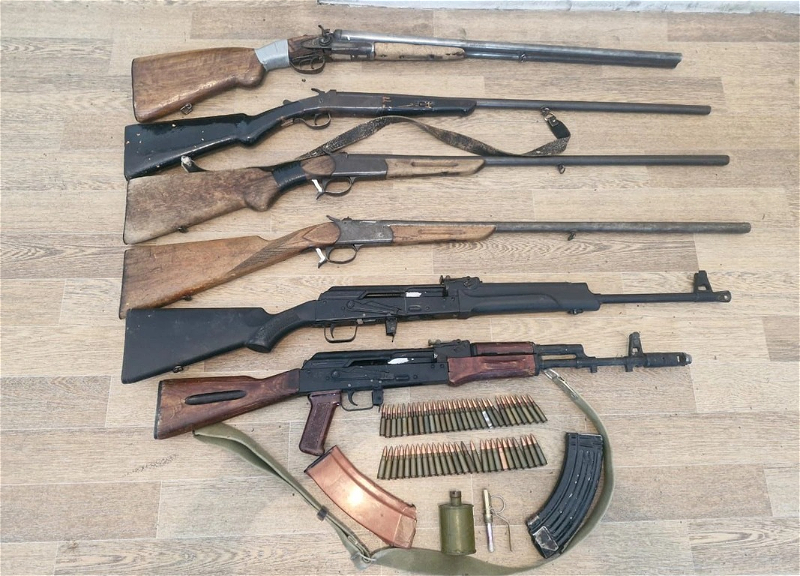 В Гахе обнаружены оружие и боеприпасы