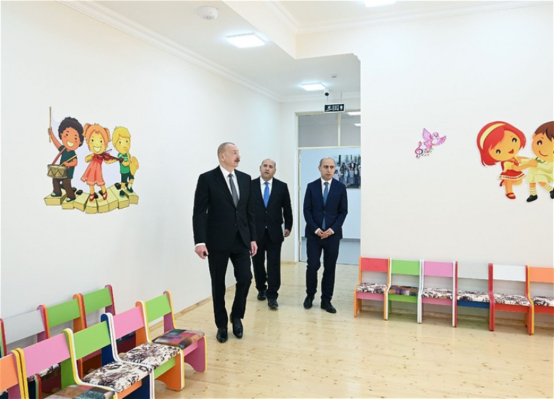 Ağdamın Kəngərli kəndində körpələr evi-uşaq bağçasının açılışı olub - FOTO