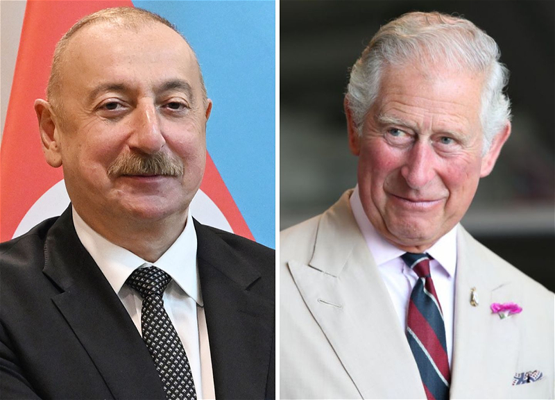 Президент Ильхам Алиев поздравил Чарльза III