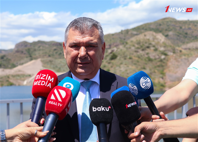 ADSEA rəsmisi: Azad olunmuş ərazilərdə bir sıra yeni su anbarlarının inşası planlaşdırılır