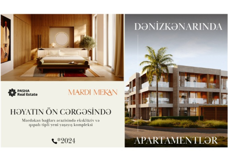 Mardi Mekan: Новый прибрежный комплекс премиум-класса от PASHA Real Estate - ФОТО - ВИДЕО