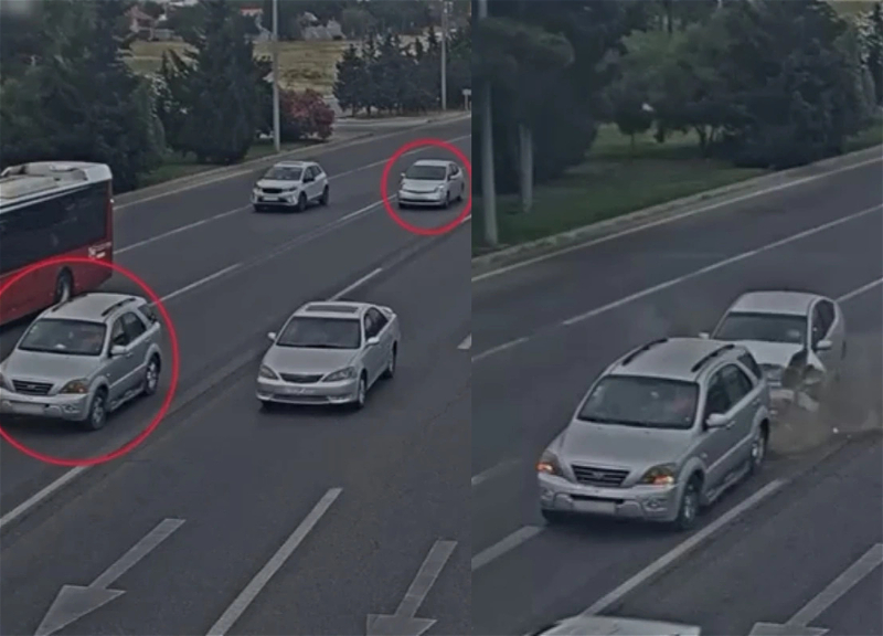 Неисправный автомобиль стал причиной ДТП на аэропортовском шоссе - ВИДЕО