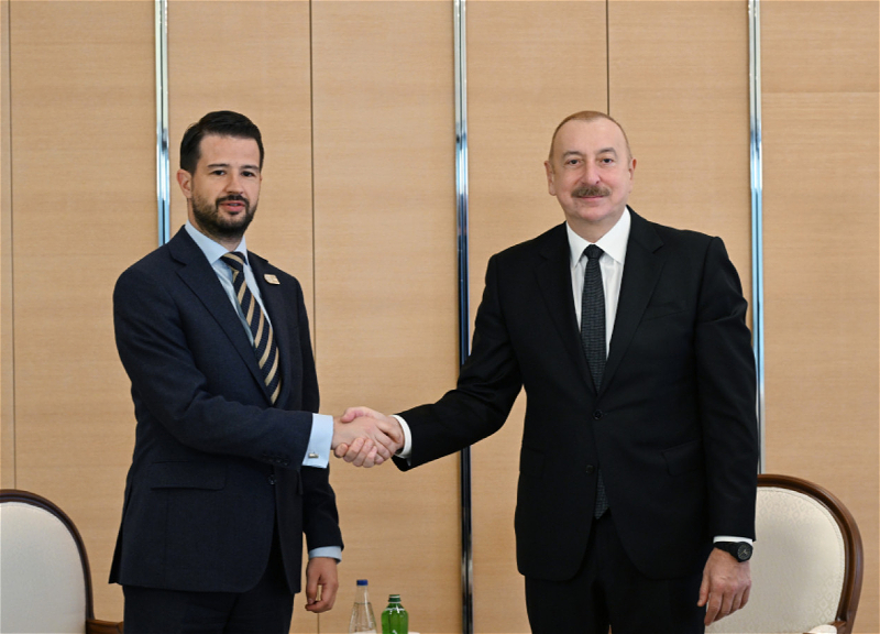 Monteneqro Prezidenti Azərbaycan liderini təbrik edib